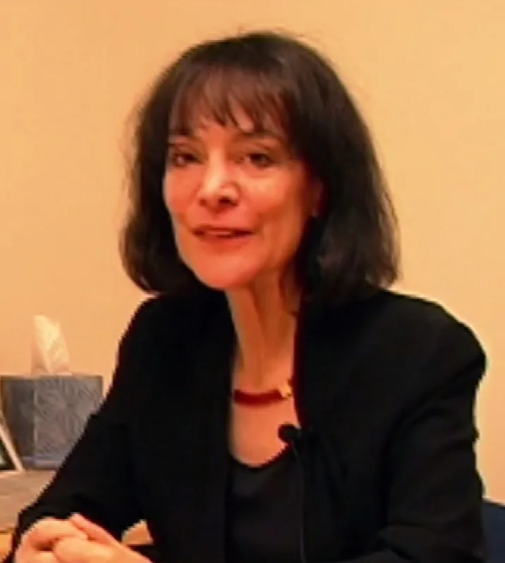 Retrato fotográfico de Carol Dweck, psicóloga de la Universidad de Stanford, durante una entrevista en 2015.