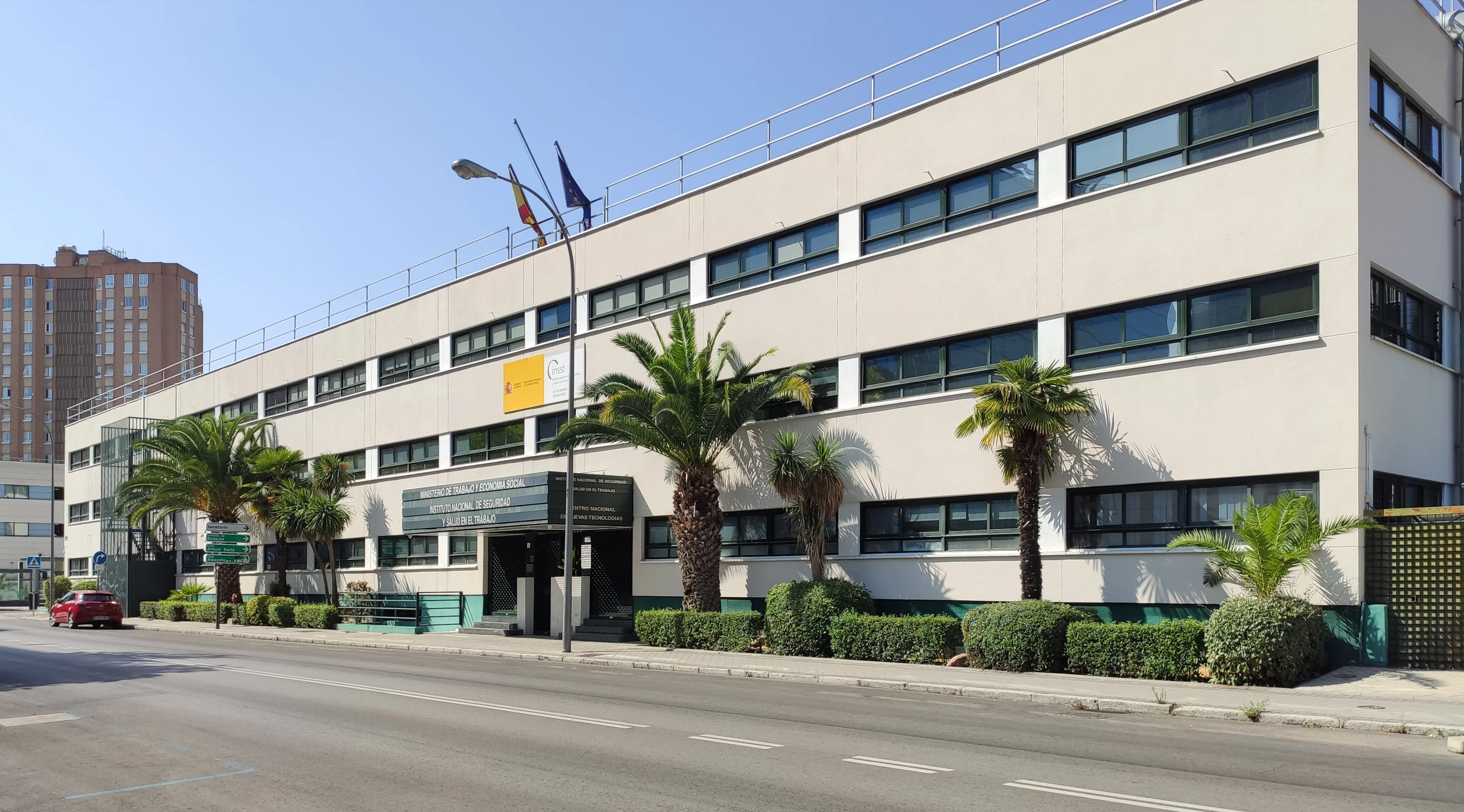 Sede del Instituto Nacional de Seguridad y Salud en el Trabajo (INSST) en Madrid.