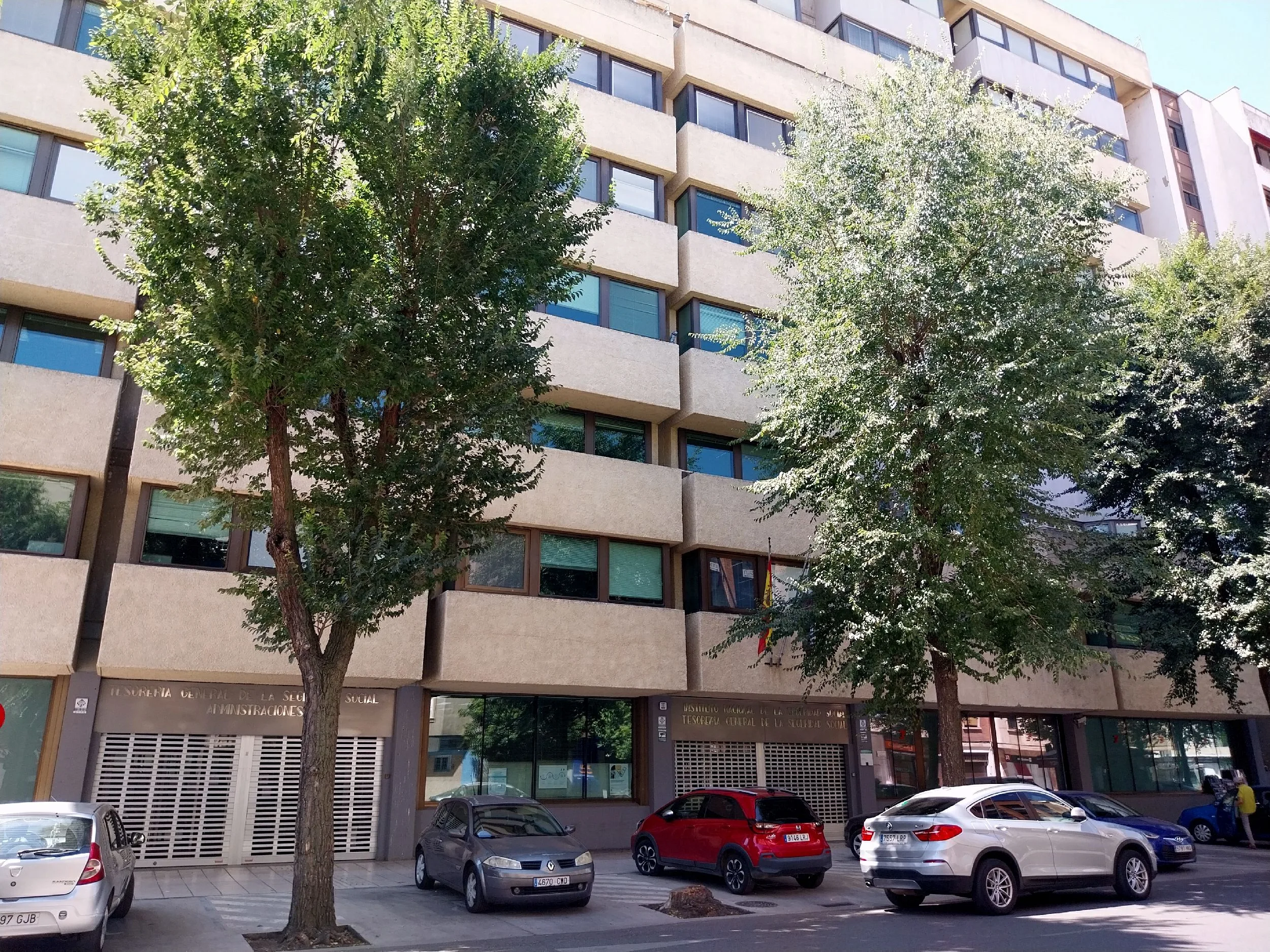 Edificio de la Tesorería General de la Seguridad Social en Badajoz.